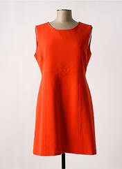 Robe courte orange WOM & NOW pour femme seconde vue