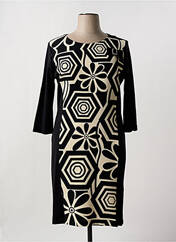 Robe mi-longue noir ELEONORA AMADEI pour femme seconde vue