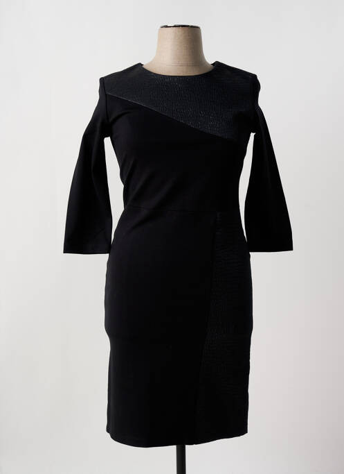 Robe mi-longue noir ELEONORA AMADEI pour femme