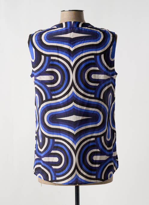 Top bleu VILAGALLO pour femme