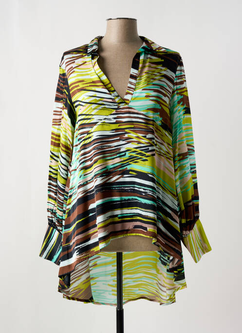 Tunique manches longues vert MANILA GRACE pour femme