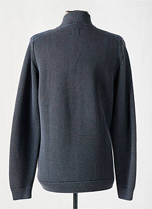 Gilet manches longues maille grosse maille gris OLYMP homme