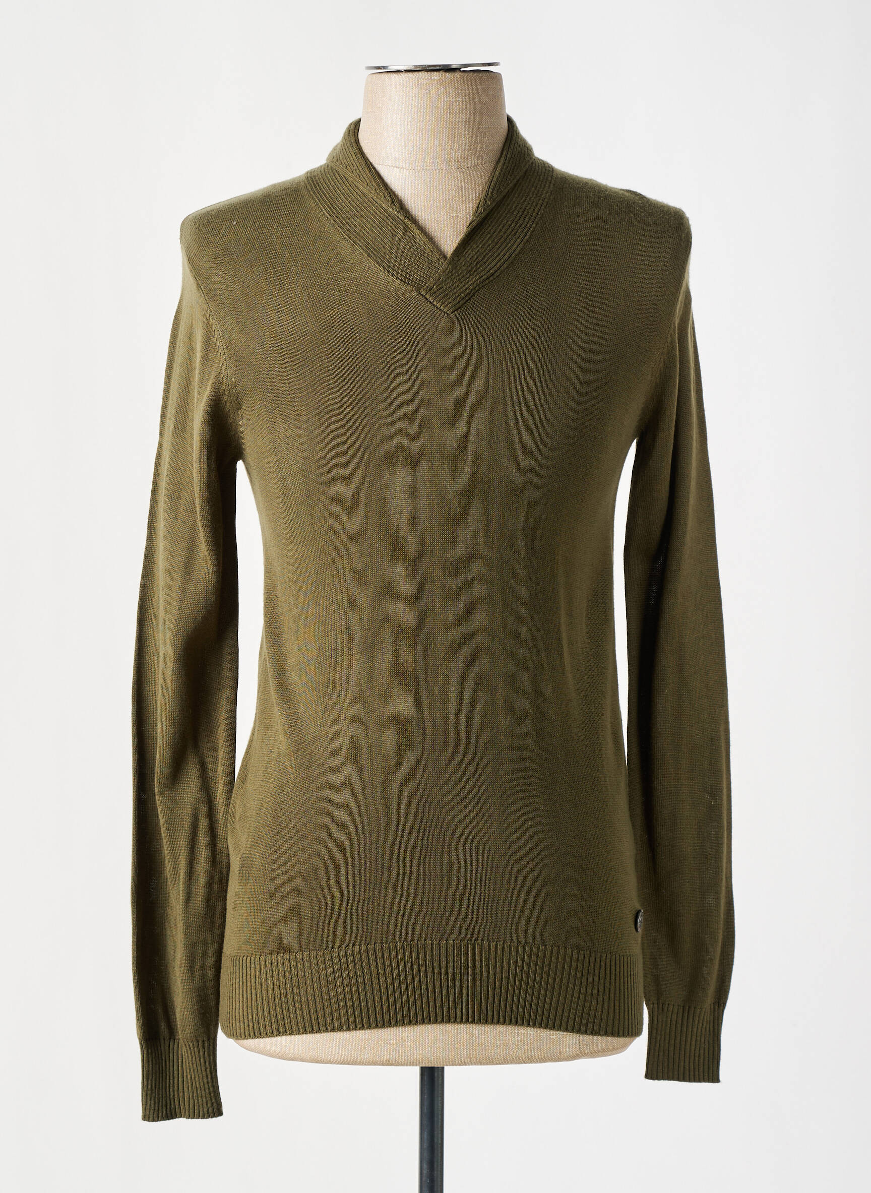 Pull Manches Longues Vert Gaudi Homme 2487380-vert00 Modz