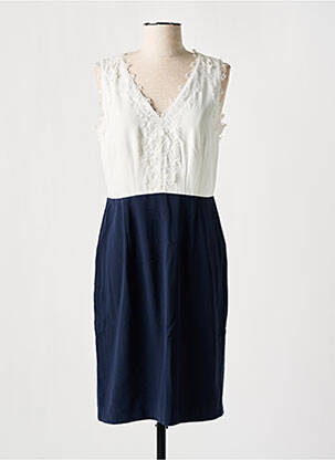 Robe mi-longue sans manche sans manche bleu VERA MONT femme