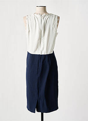Robe mi-longue sans manche sans manche bleu VERA MONT femme