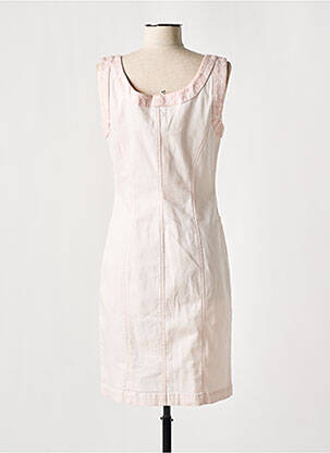 Robe mi-longue sans manche sans manche rose FUEGO WOMAN femme