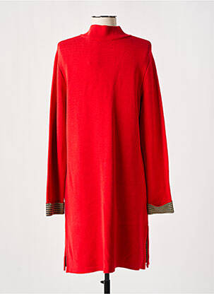 Gilet manches longues stretch rouge FABER femme