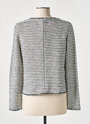 Veste chic col rond noir COMMA, femme