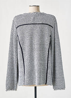Veste casual epaulette noir LUCIA femme