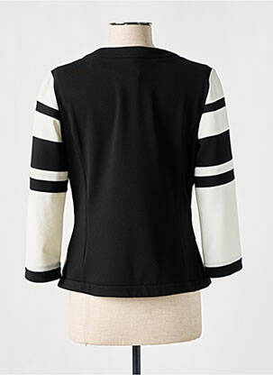 Veste chic col v noir FUEGO WOMAN femme