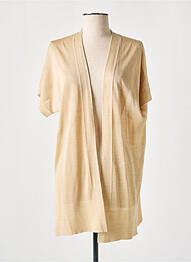 Gilet manches courtes col v or MARIA BELLENTANI femme