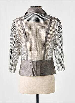 Blazer coupe cintrée gris LESLIE femme