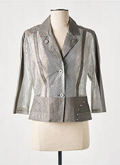 Blazer gris LESLIE pour femme seconde vue