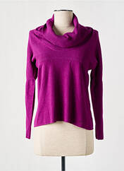 Pull col roulé violet FUEGO WOMAN pour femme seconde vue
