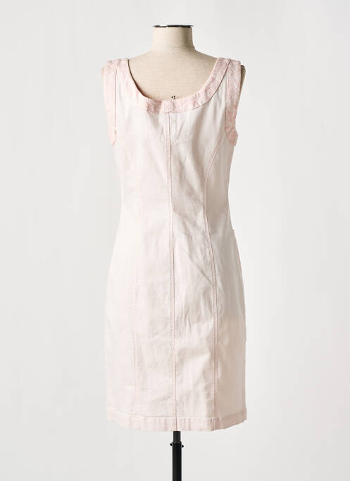 Robe mi-longue sans manche sans manche rose FUEGO WOMAN femme