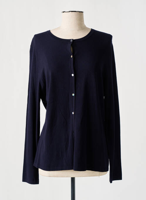 Gilet manches longues bleu BASLER pour femme