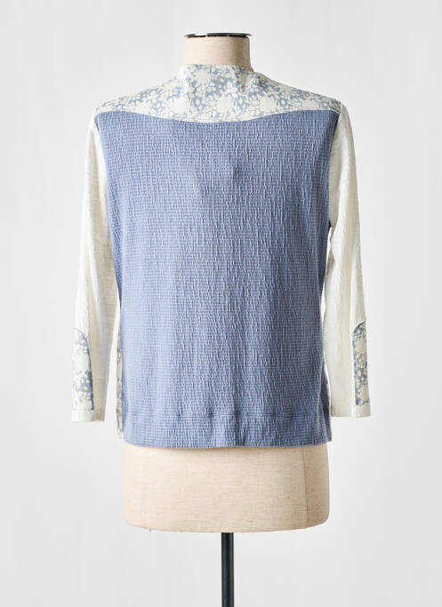 Veste casual bleu POUPEE CHIC pour femme