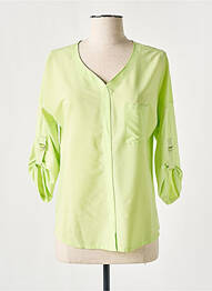 Blouse manches 3/4 manches 3/4 vert BASLER femme