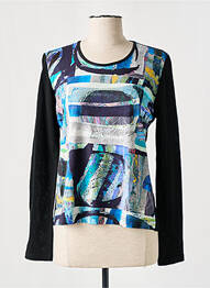 Pull coupe cintrée manches longues noir CHASSAGNARD femme