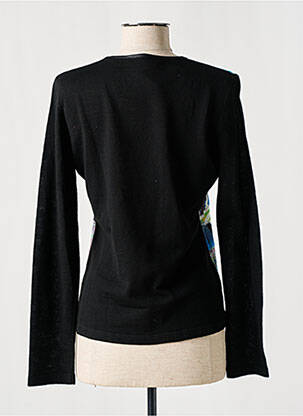 Pull coupe cintrée manches longues noir CHASSAGNARD femme