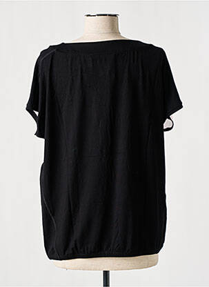 T-shirt imprimé fantaisie manches courtes noir FABER femme