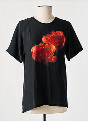 T-shirt imprimé fantaisie manches courtes noir GERARD DAREL femme