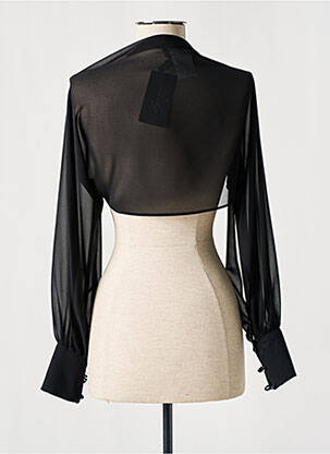 Boléro légère et transparente noir FRANK LYMAN femme