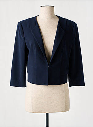Boléro tissage crêpe bleu VERA MONT femme