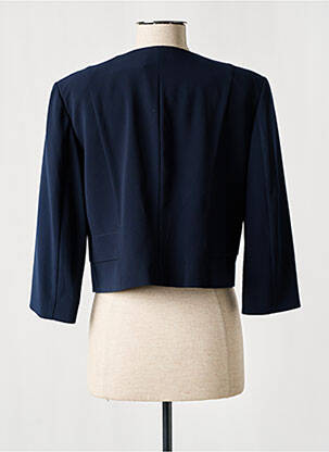 Boléro tissage crêpe bleu VERA MONT femme