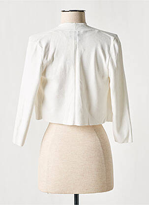 Boléro maille fine blanc COMMA, femme