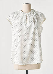 Blouse beige COMMA, pour femme seconde vue