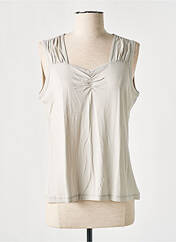 Débardeur beige FRANK WALDER pour femme seconde vue