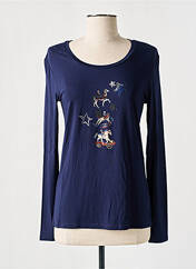 T-shirt bleu FUEGO WOMAN pour femme seconde vue