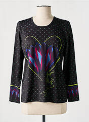 T-shirt noir POUPEE CHIC pour femme seconde vue