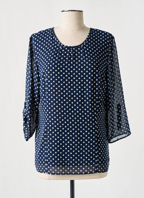 Blouse bleu GEVANA pour femme