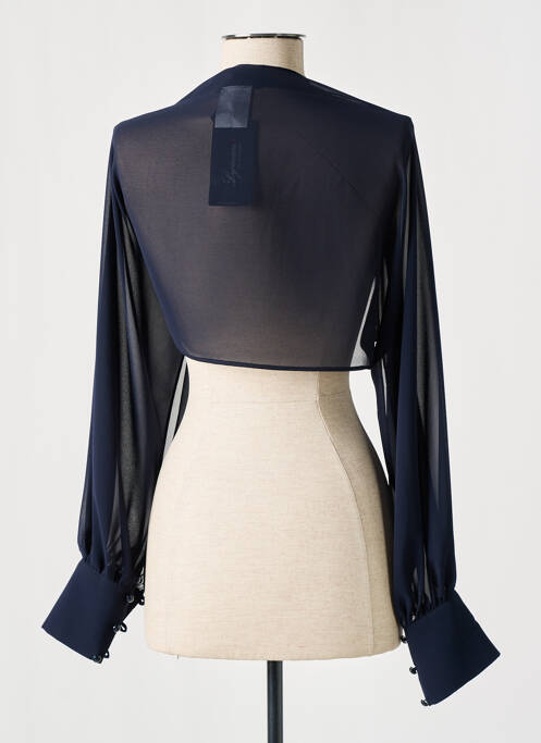 Boléro bleu FRANK LYMAN pour femme