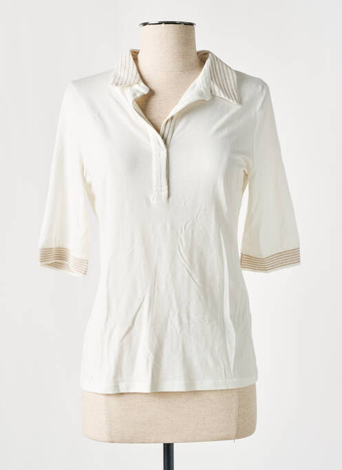 Polo beige MARIA BELLENTANI pour femme