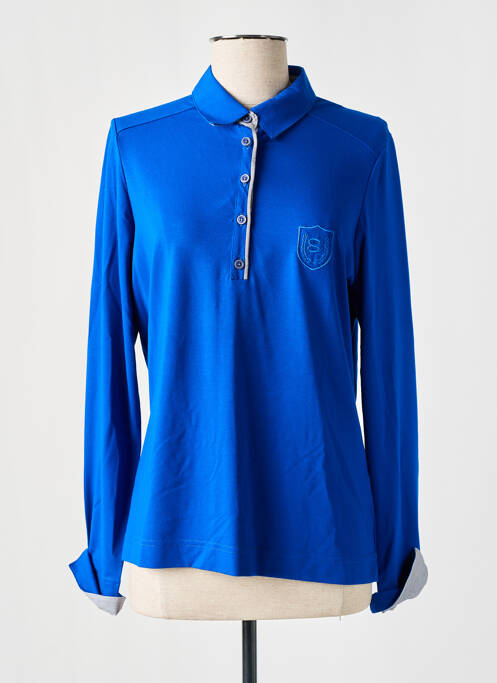 Polo bleu PAUPORTÉ pour femme
