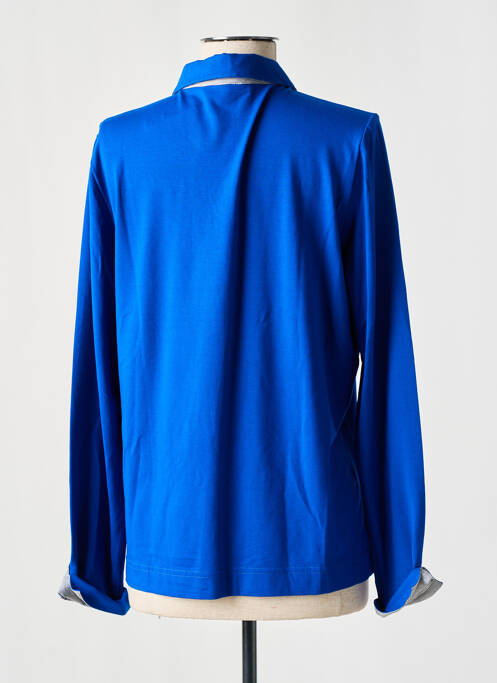 Polo bleu PAUPORTÉ pour femme