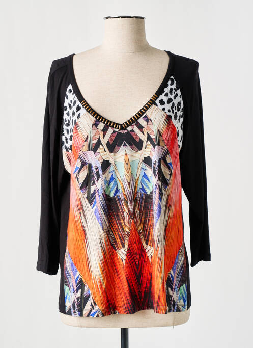 T-shirt noir FUEGOLITA pour femme