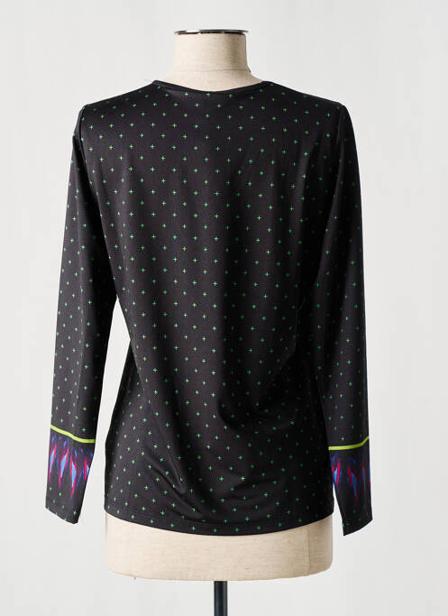 T-shirt noir POUPEE CHIC pour femme