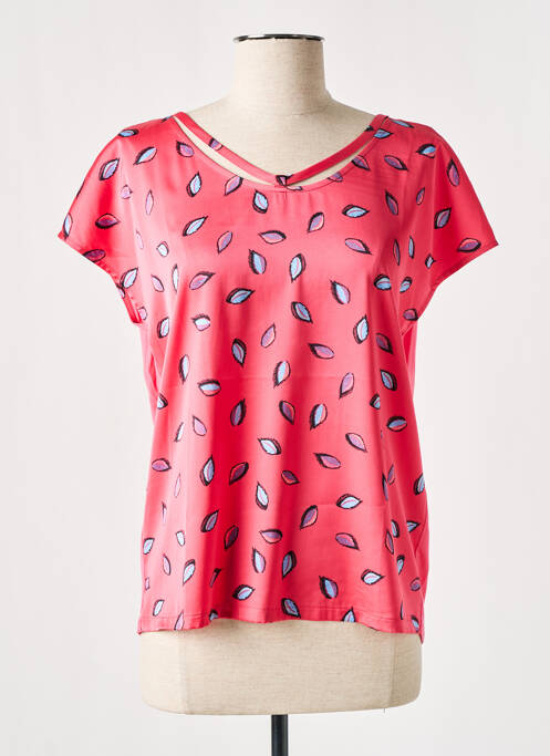 T-shirt rose COMMA, pour femme
