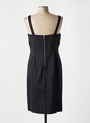 Robe mi-longue sans manche sans manche noir EVA KAYAN femme