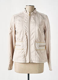 Veste casual finition intérieure doublée beige EL INTERNATIONALE femme