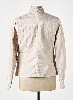 Veste casual finition intérieure doublée beige EL INTERNATIONALE femme