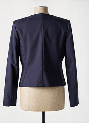 Veste chic col v bleu COMMA, femme