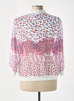 Blouson effet matière satinée rouge EVA KAYAN femme