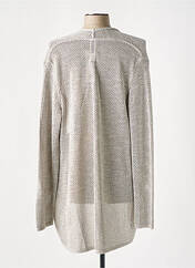 Gilet manches longues gris FABER pour femme seconde vue
