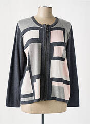 Gilet manches longues gris GEVANA pour femme seconde vue