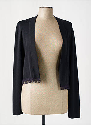 Gilet manches longues noir COMMA, pour femme